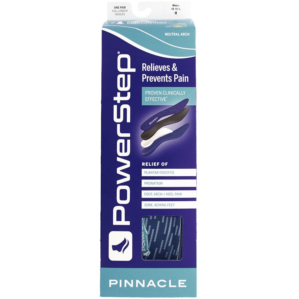 Powerstep Insoles Pinnacle Full Blue View 3