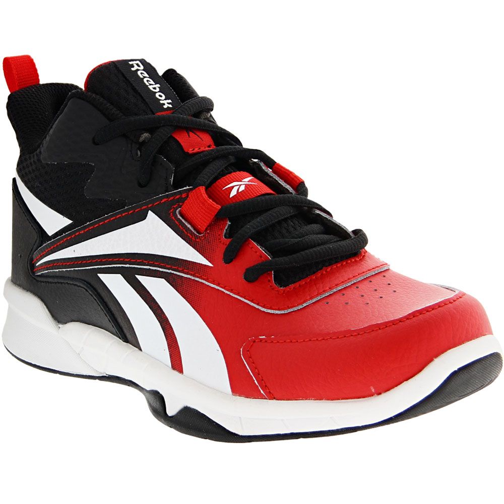 Reebok More Buckets Basketball - Boys Black Red