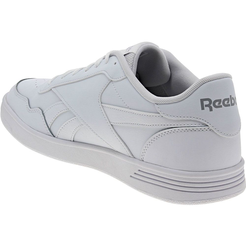 Reebok Court Advance Tennis Shoes - Mens White Grey Back View