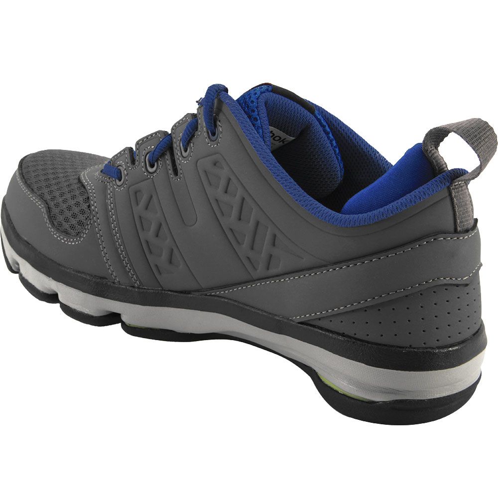 Reebok Work RB3604 Dmx Flex Safety Toe Work Shoes - Mens Grey Back View