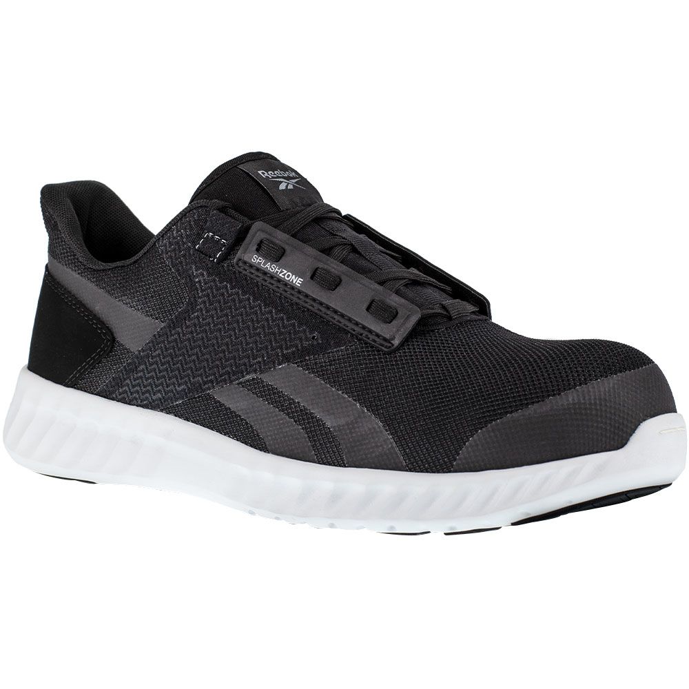 Reebok Work Rb4023 Composite Toe Work Shoes - Mens Black White