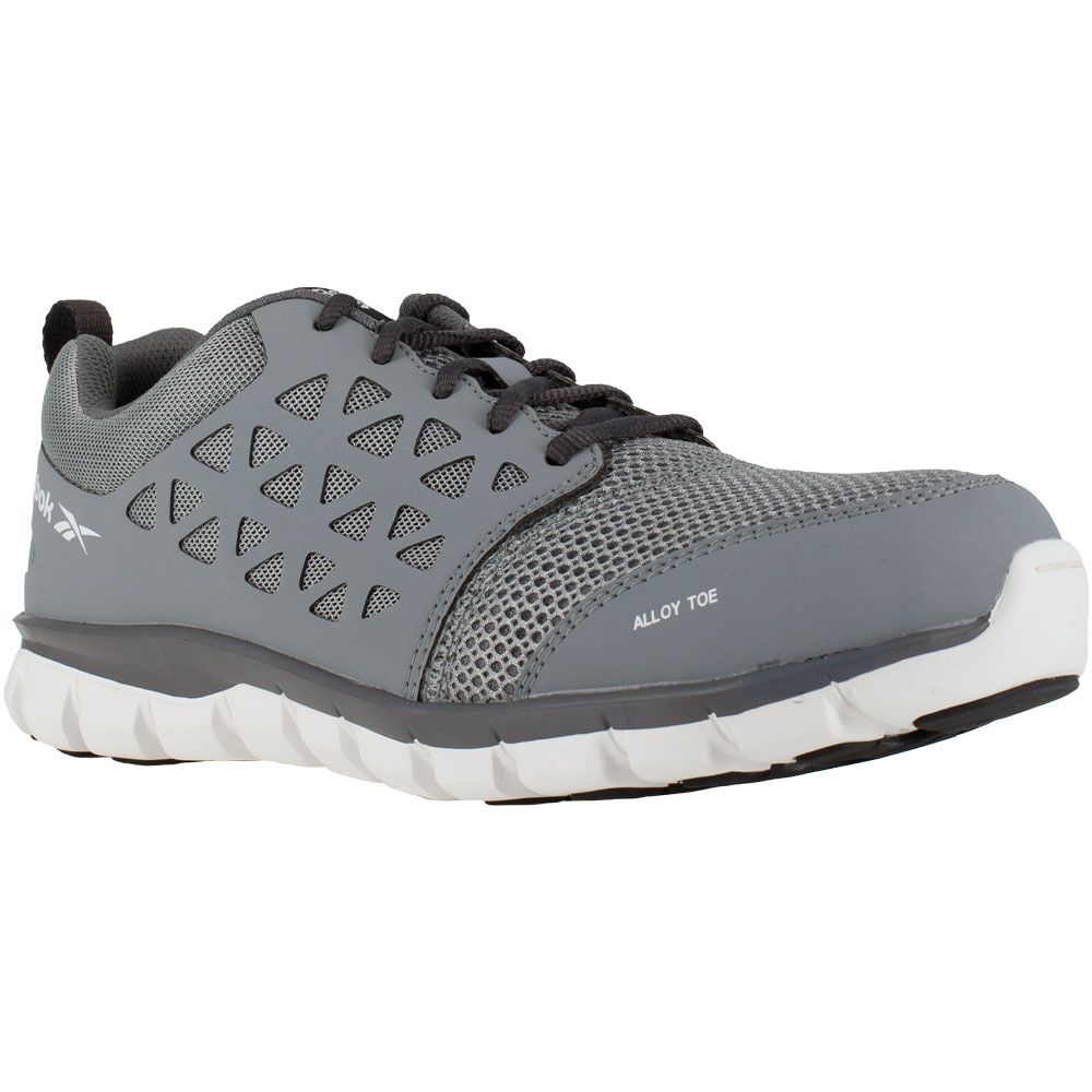 Reebok Work Sublite Athletic Steel Toe Work Shoes - Mens Grey