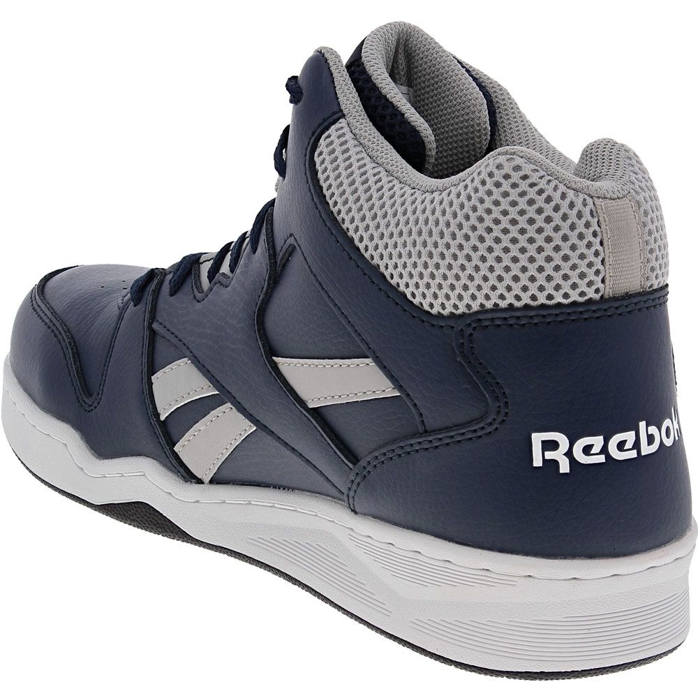 Reebok Work Bb4500 Hi RB4133 Composite Toe Mens Work Shoes Navy Back View