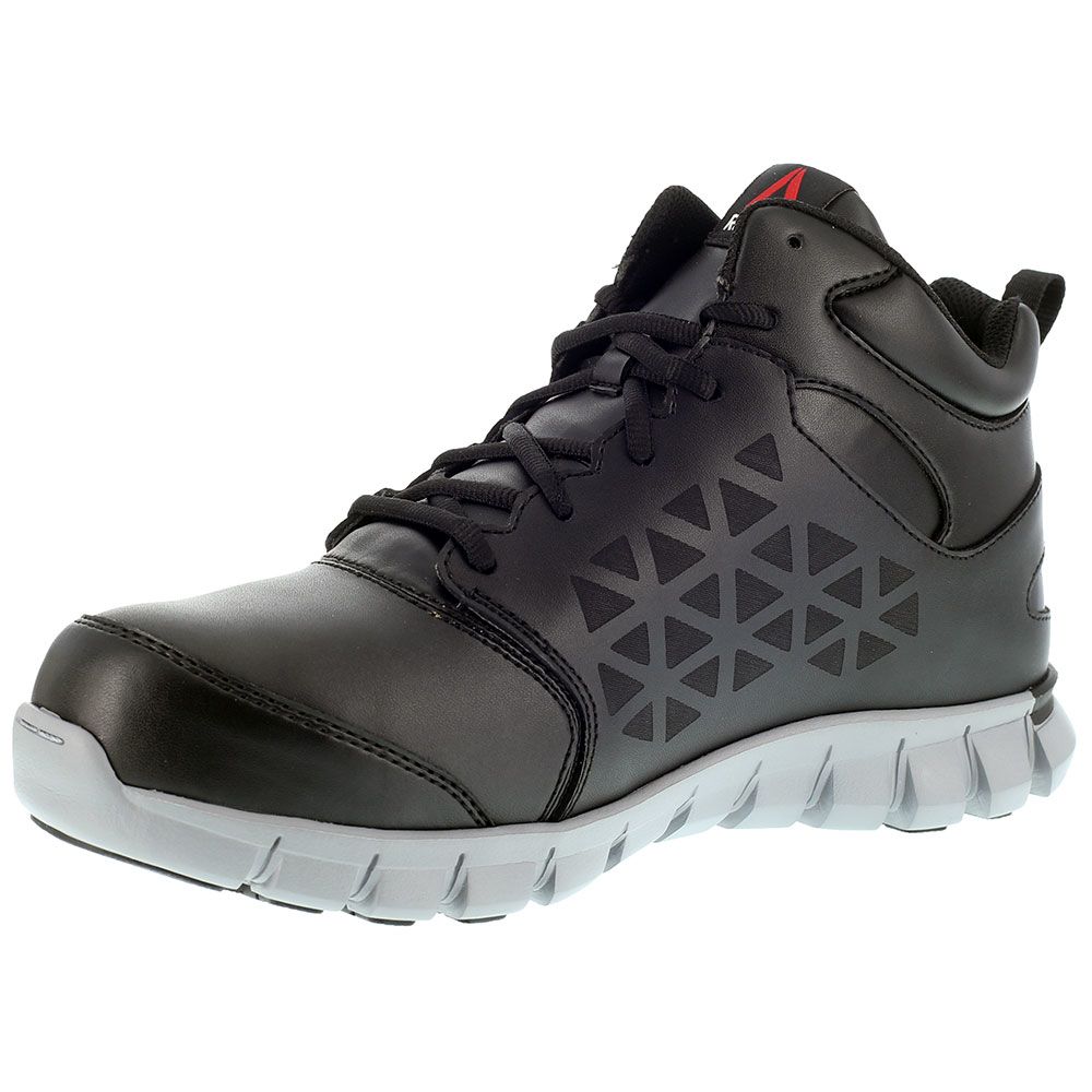 Reebok Work Sublite RB4143 Metguard Mid Safety Shoes - Mens Black Back View