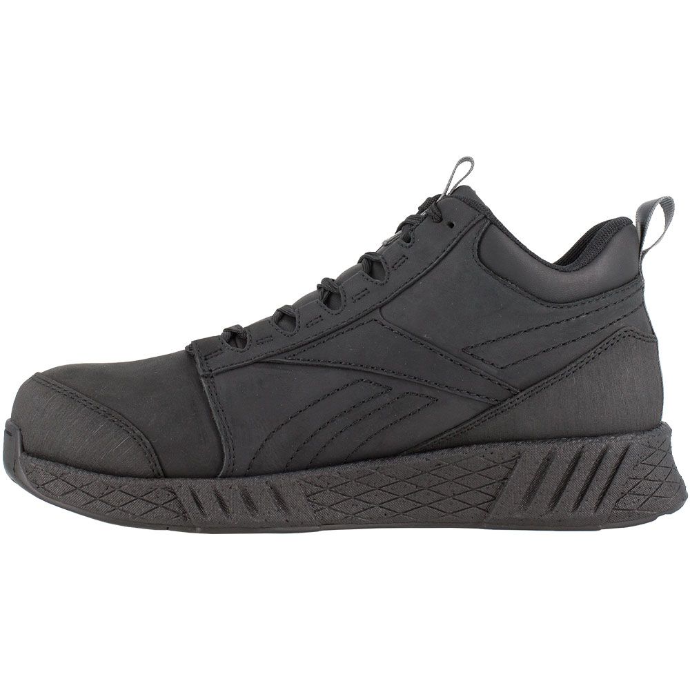 Reebok Work Rb4301 Composite Toe Work Shoes - Mens Black Back View