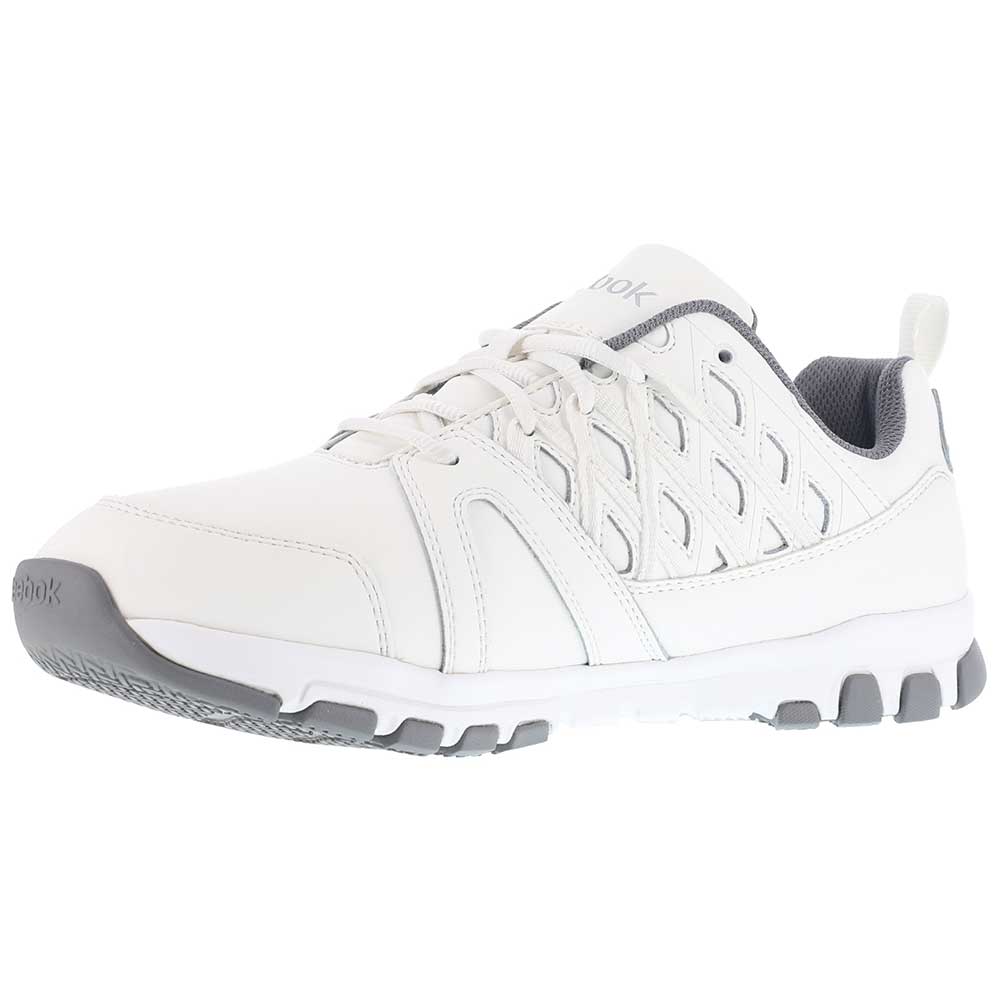 Reebok Work Sublite RB4442 Mens Esd Soft Toe Shoes - Mens White Back View