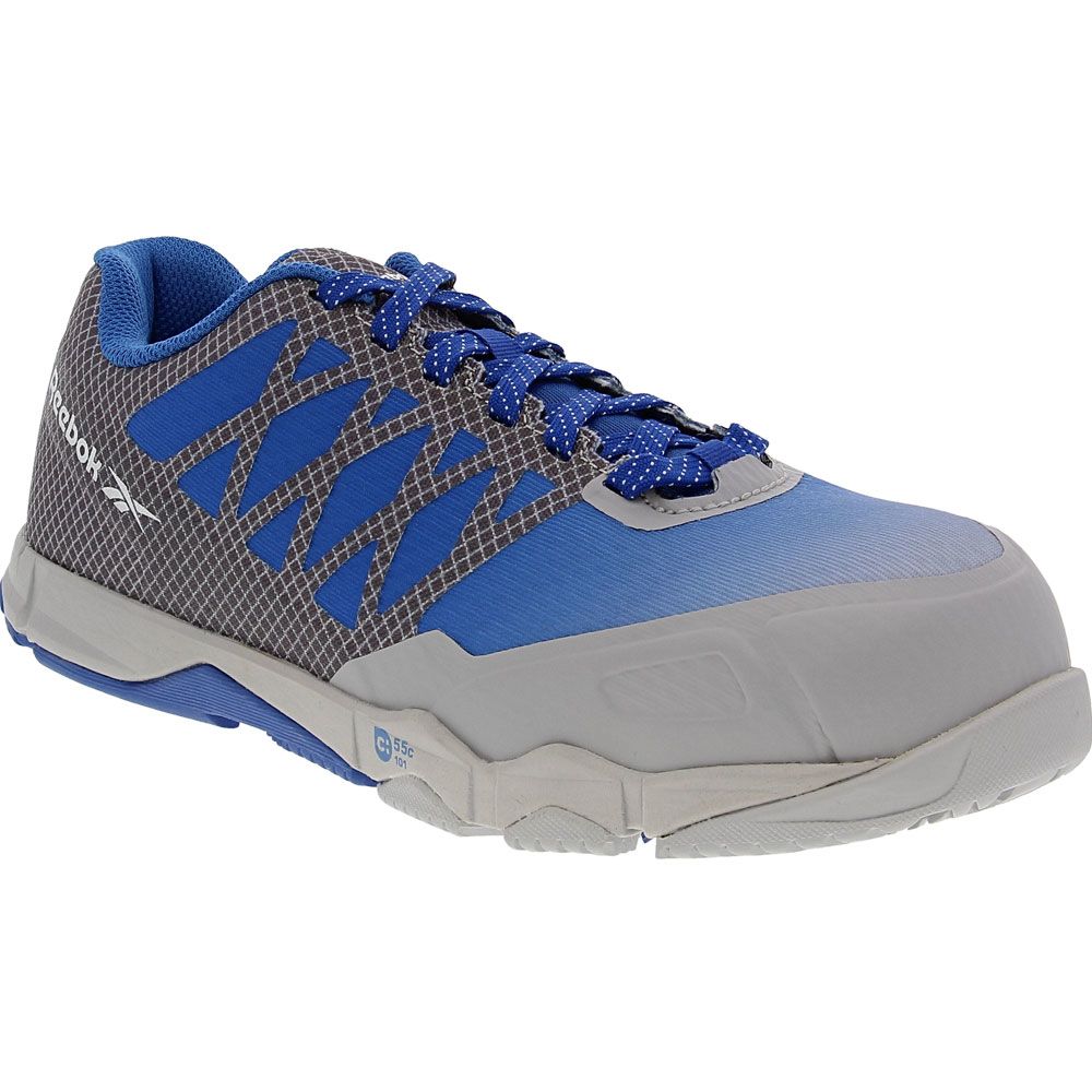 Reebok Work Speed TR RB 452 Comp Toe Womens Work Shoes Grey Blue