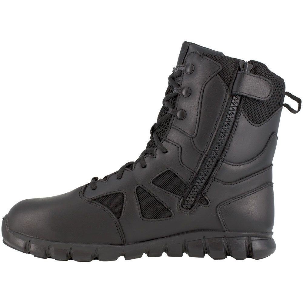 Reebok Work Rb8807 Composite Toe Work Boots - Mens Black Back View