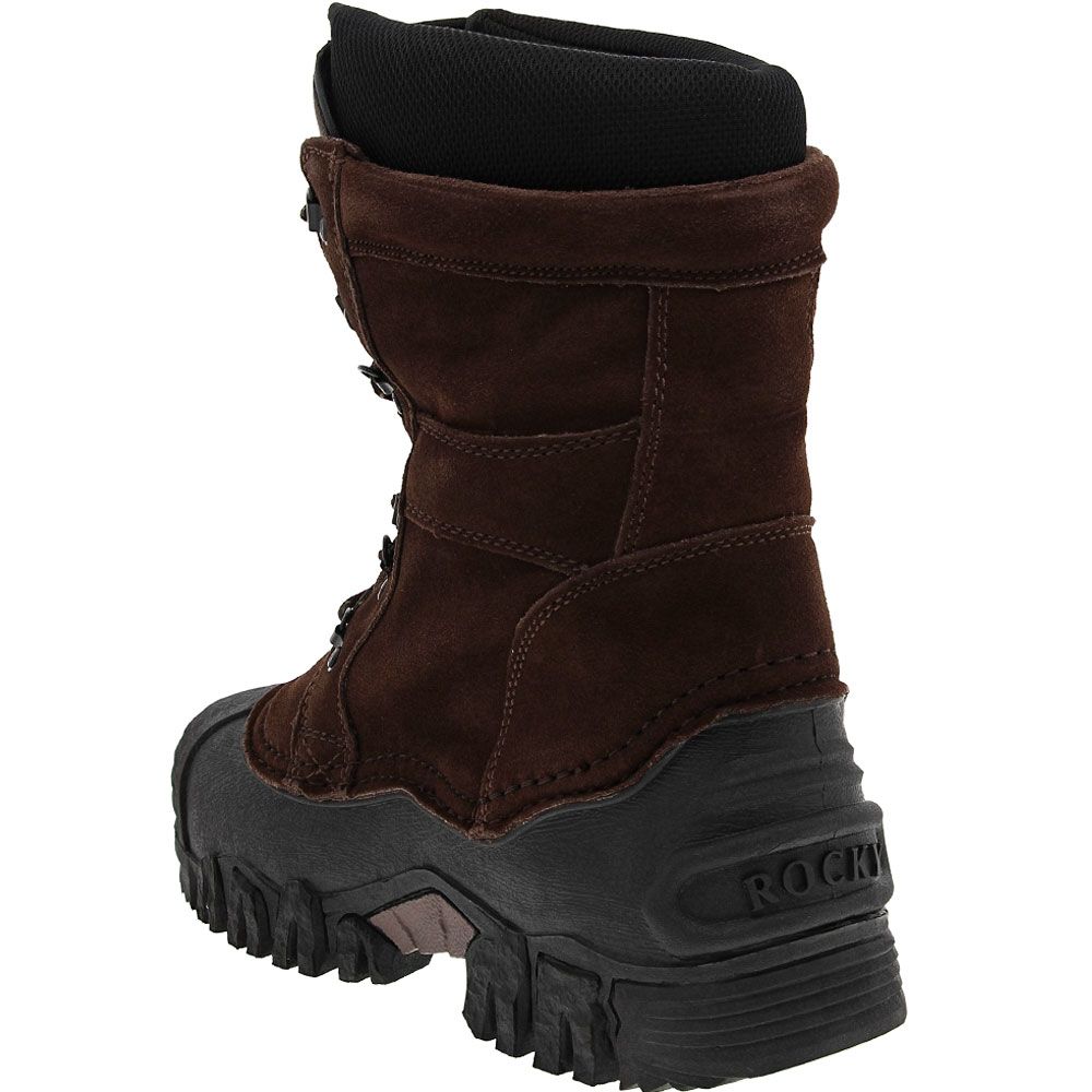 Rocky 4799 Jasper Trac 200g Mens Outdoor Winter Boots Brown Back View