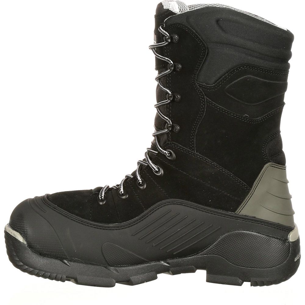 Rocky Blizzard Stalker Pro Winter Boots - Mens Black Back View