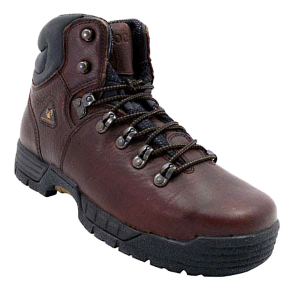 Rocky Boots 6114 MobiLite Max Mens Steel Toe Work Boot Dark Brown