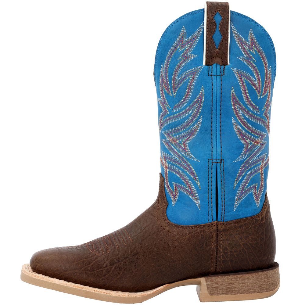 Durango Rebel Pro DDB0421 Mens Western Boots Brown Blue Back View