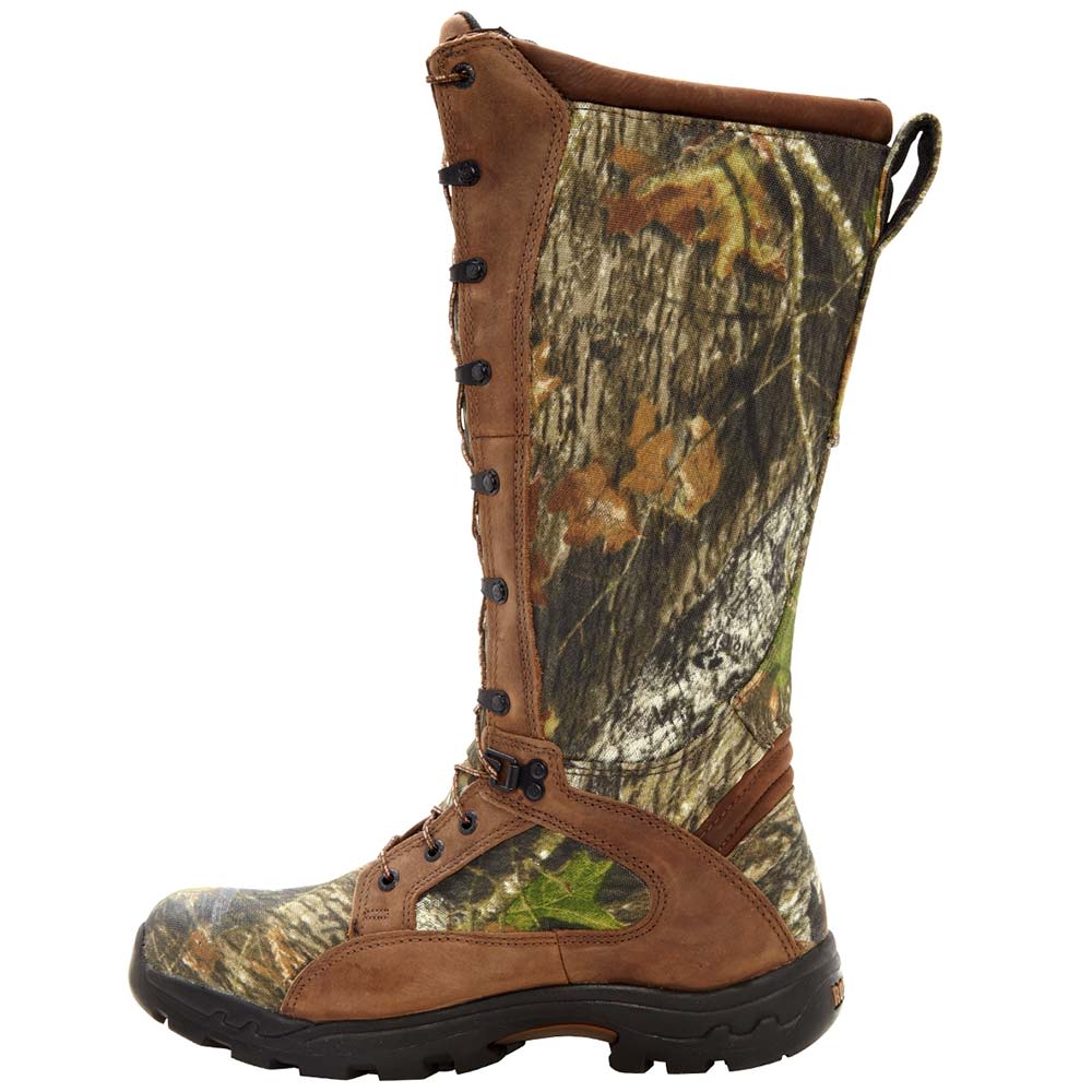 Rocky Wp Snakeproof Hunting Winter Boots - Mens Mossy Oak Break Up Back View