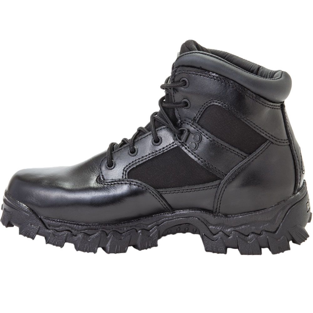 Rocky Alphaforce Waterproof NonSafety Toe Work Boots - Mens Black Back View