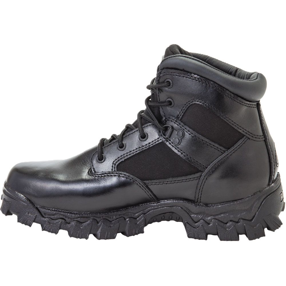 Rocky Alphaforce Ct Wp Duty Composite Toe Work Boots - Mens Black Back View