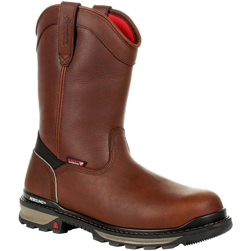 Rocky Rams Horn RKK0315 Mens Composite Toe Work Boots Brown