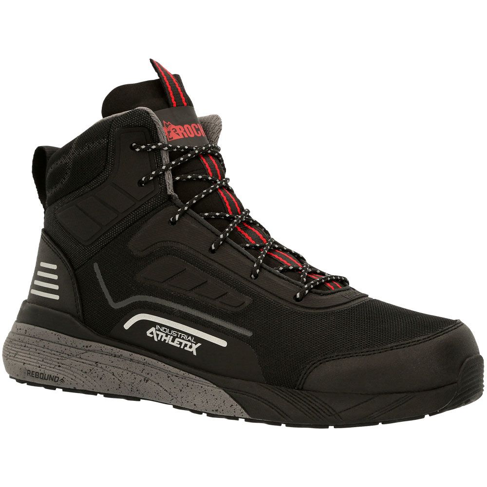 Rocky Industiral Athletix RKK0370 Womens Composite Toe Work Boots Black