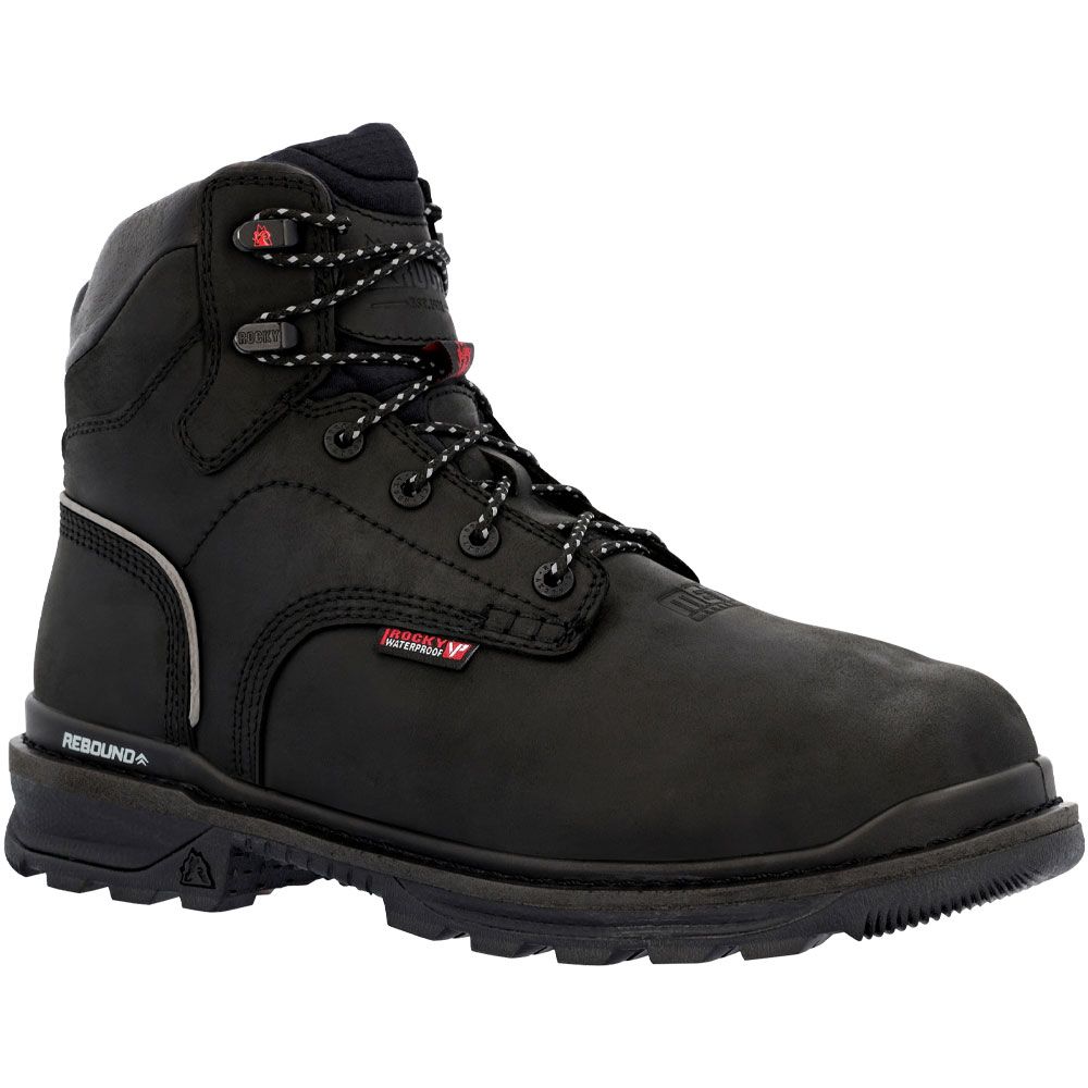 Rocky Rams Horn RKK0393 Int Met Composite Toe Work Boots - Mens Black