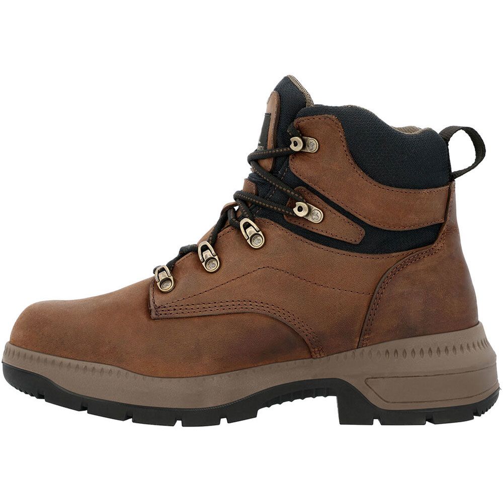 Rocky Worksmart RKK0458 Composite Toe Work Boots - Mens Crazy Horse Back View