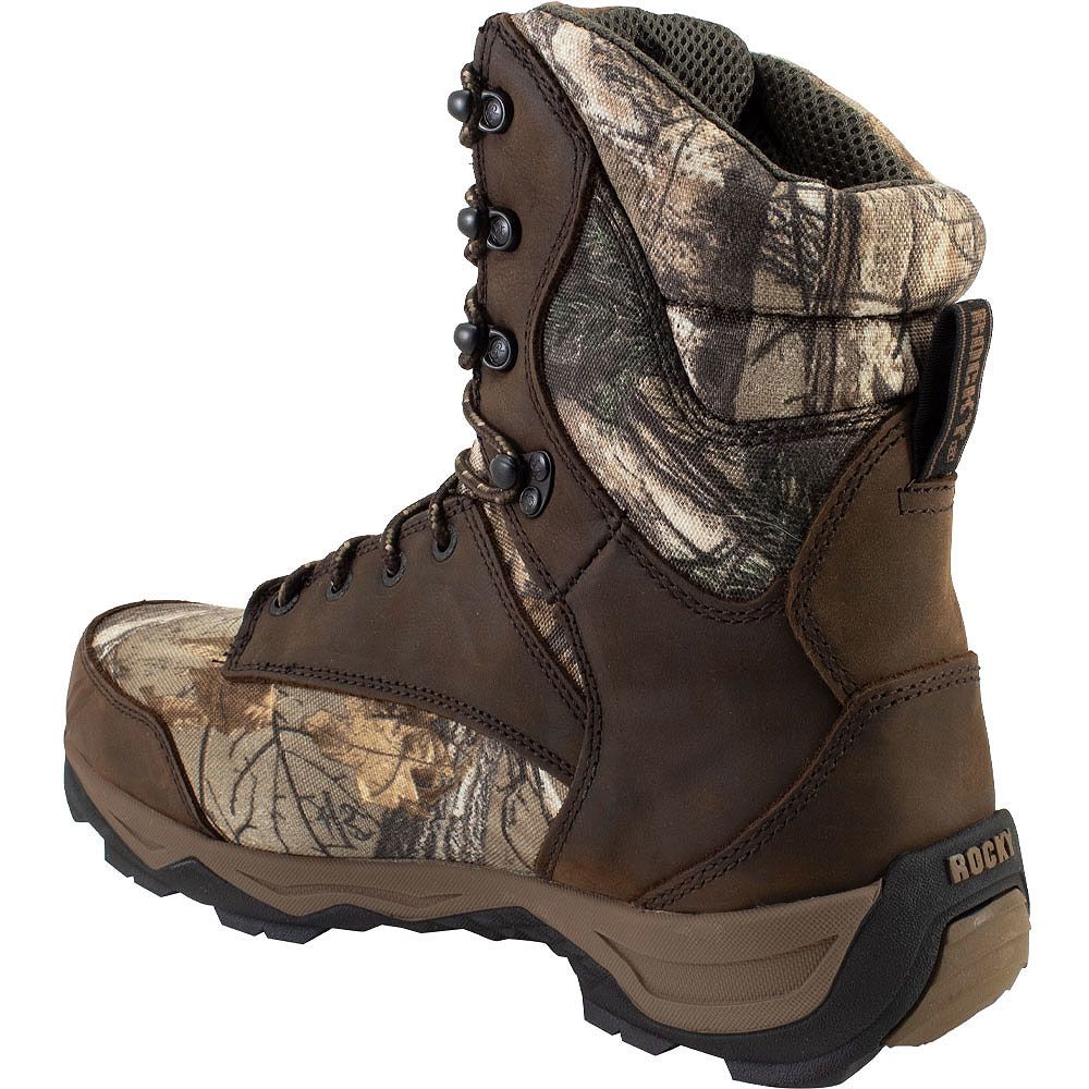 Rocky Retraction Winter Boots - Mens Realtree Camouflage Back View