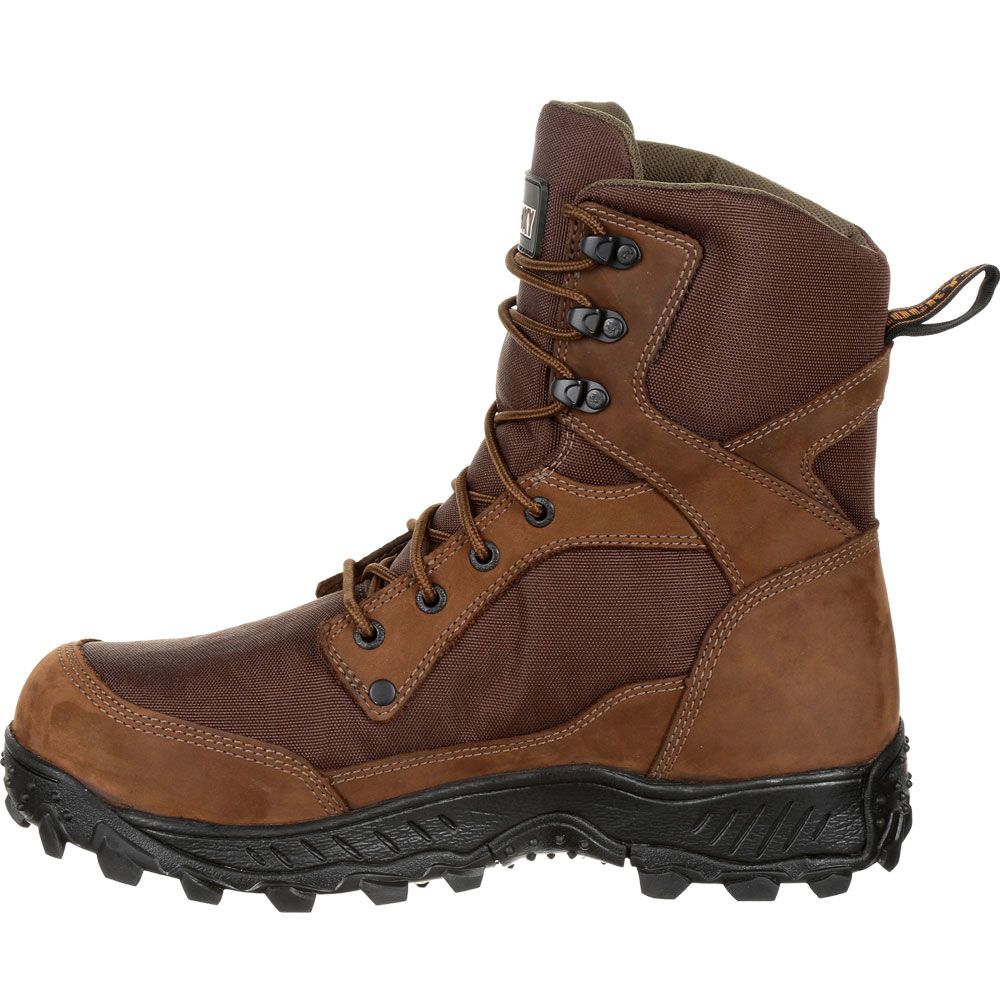 Rocky Ridgetop Winter Boots - Mens Brown Back View