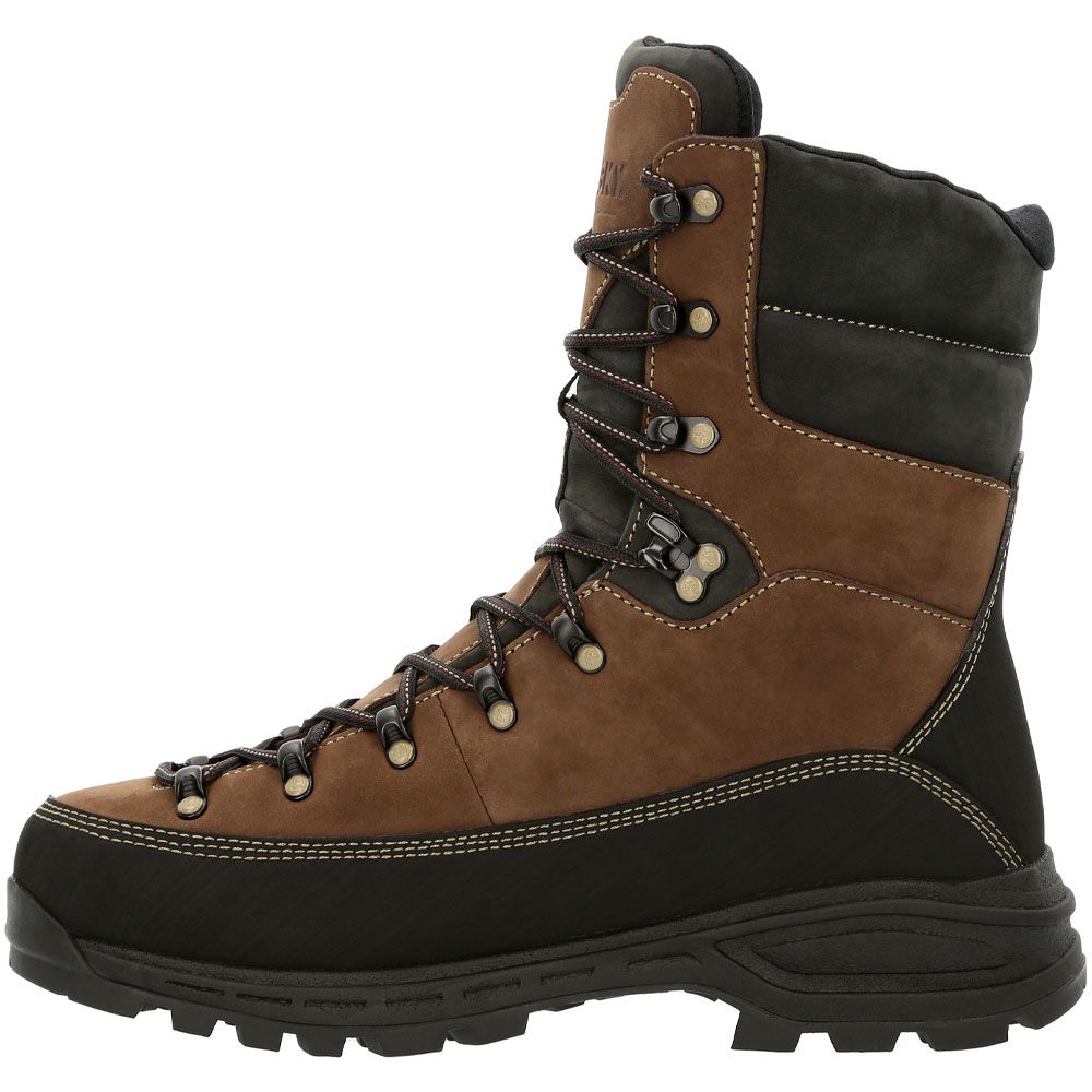 Rocky MTN Stalker Pro RKS0529 Insulated Soft Toe Boot Brown Black Back View