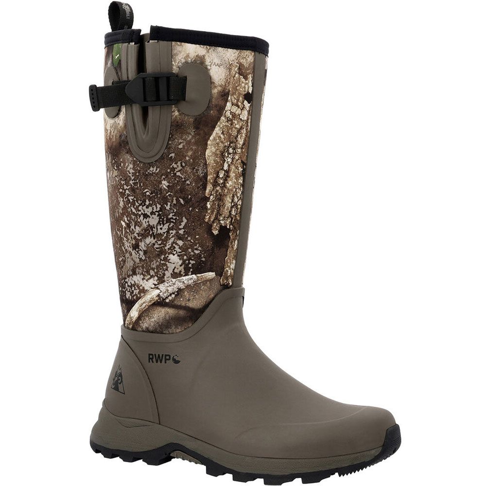 Rocky Trophy Series RKS0639 Rubber Hunting Boots - Mens Realtree APX