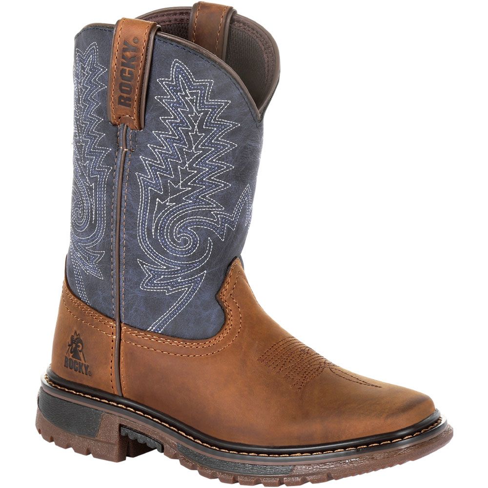 Rocky Rkw0255y Western Boots - Boys | Girls Denim Brown