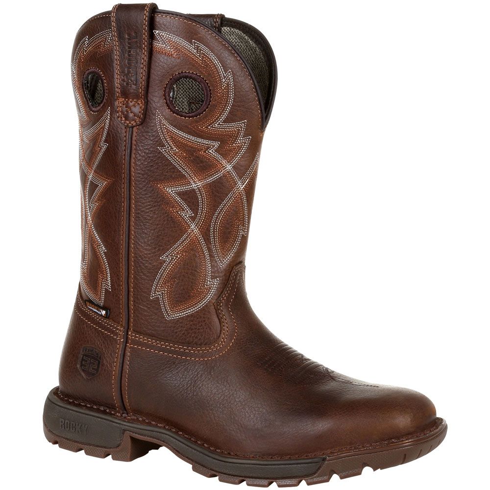 Rocky Legacy 32 RKW0315 Waterproof Mens Western Boots Brown