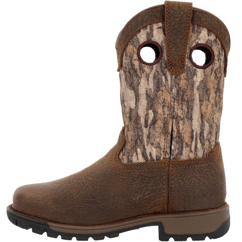 Rocky Legacy 32 Camo RKW0379C Kids Western Boots Mossy Oak Bottom Land Back View