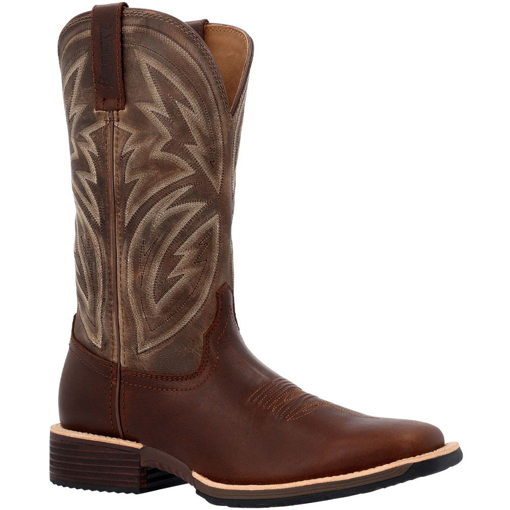 Rocky Tall Oaks Mens Western Boots Brown