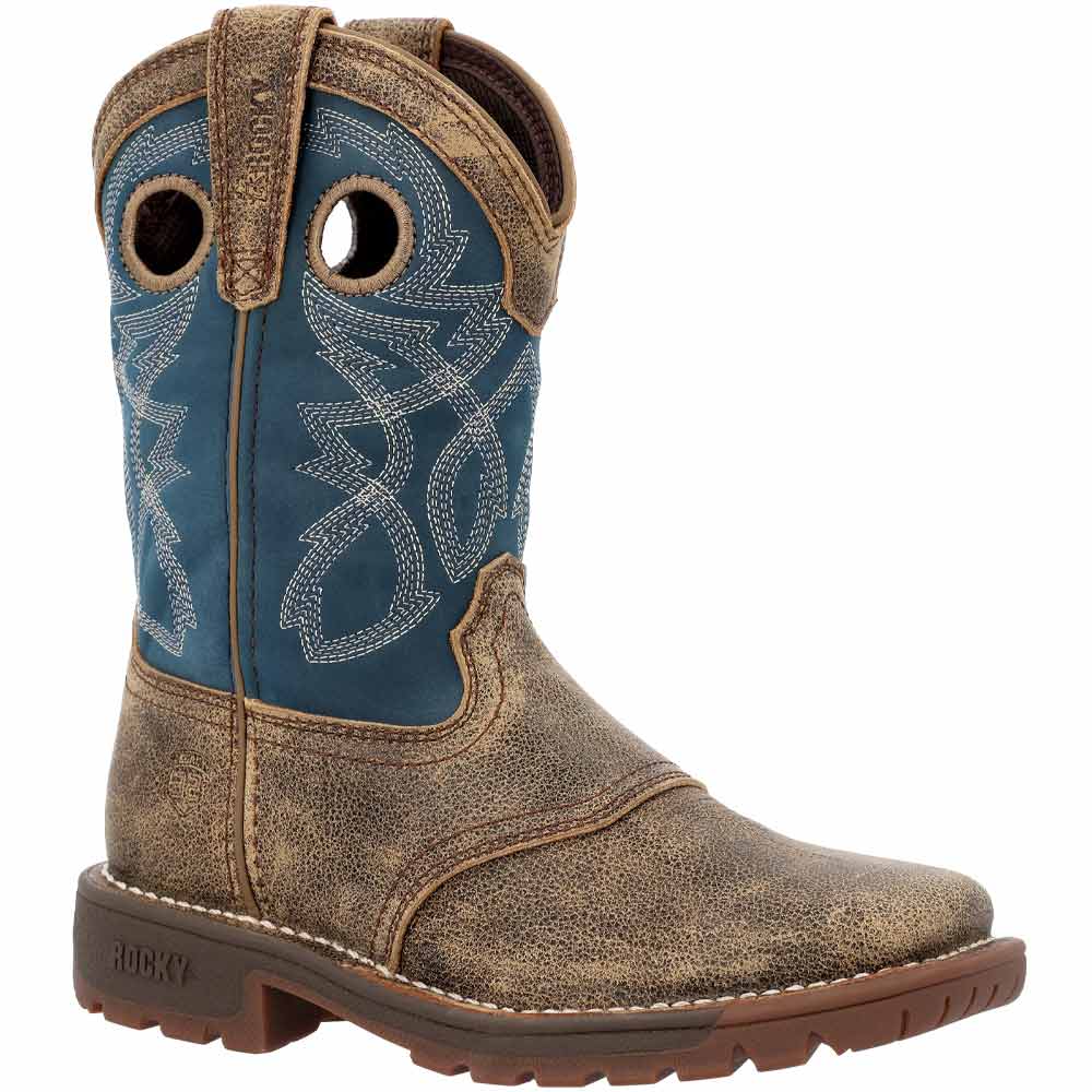 Rocky LTL Kids Legacy 32 RKW0409C WP Western Boots - Boys | Girls Slate