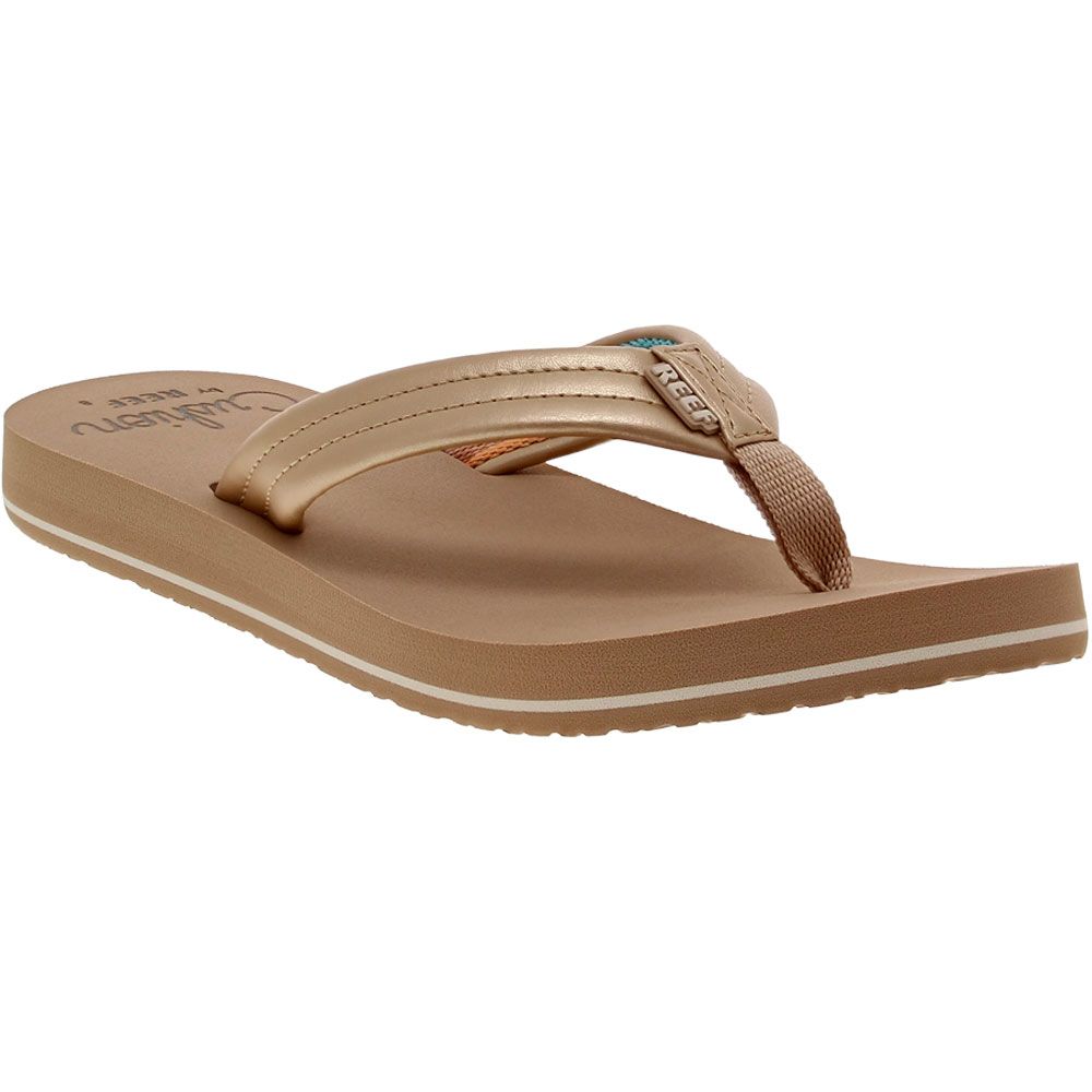 Reef Cushion Breeze Womens Flip Flop Sandals Gold