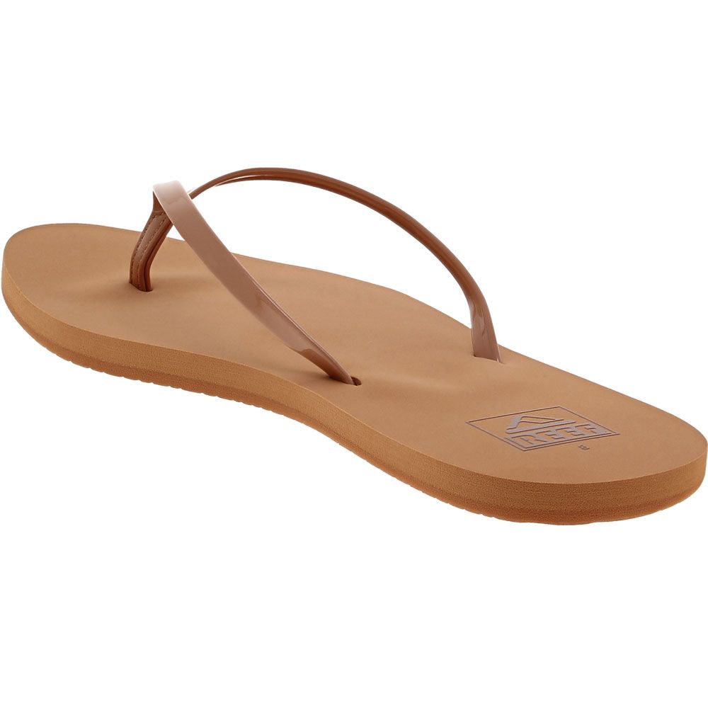 Reef Bliss Nights Flip Flops - Womens Natural Back View