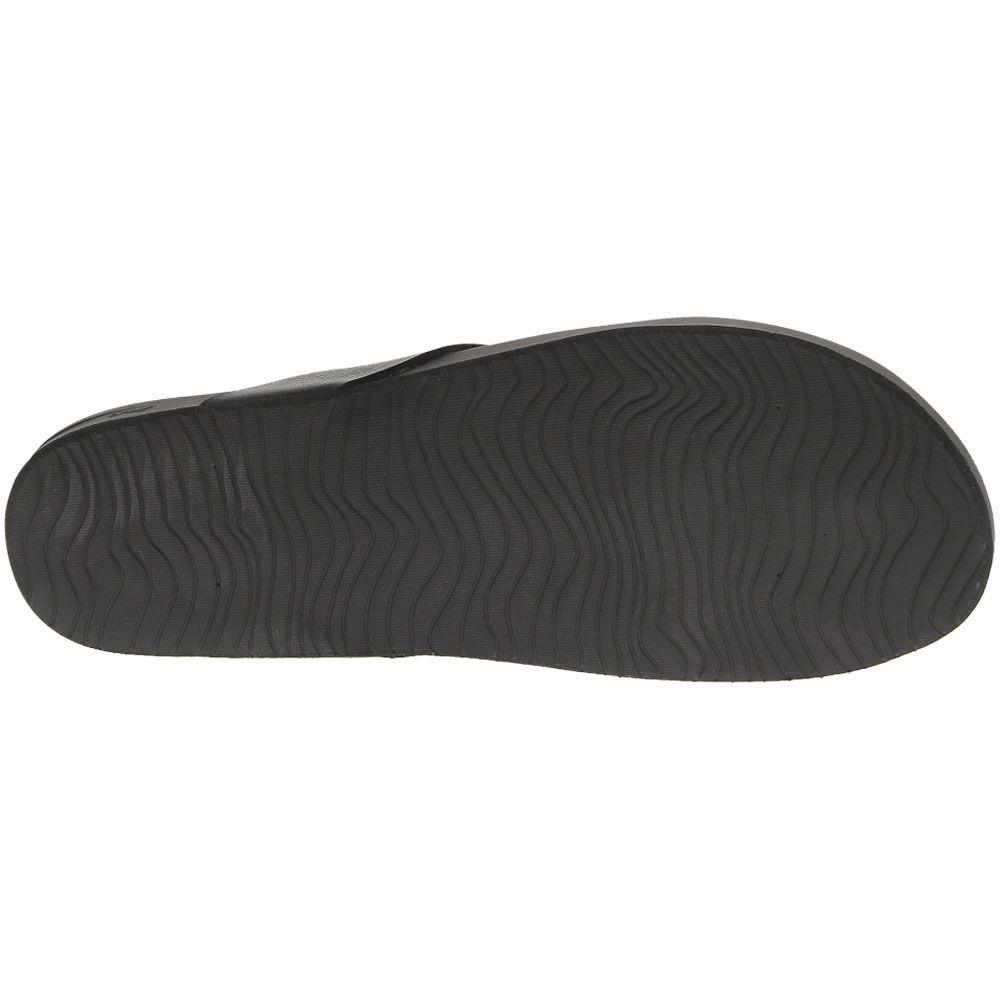 Reef Cushion Bounce Court Flip Flops - Womens Black Sole View