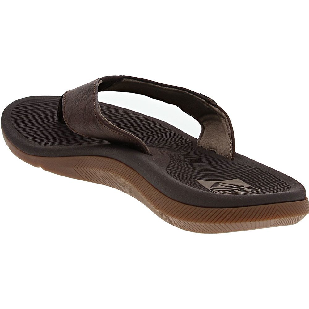 Reef Santa Ana Mens Flip Flops Brown Back View