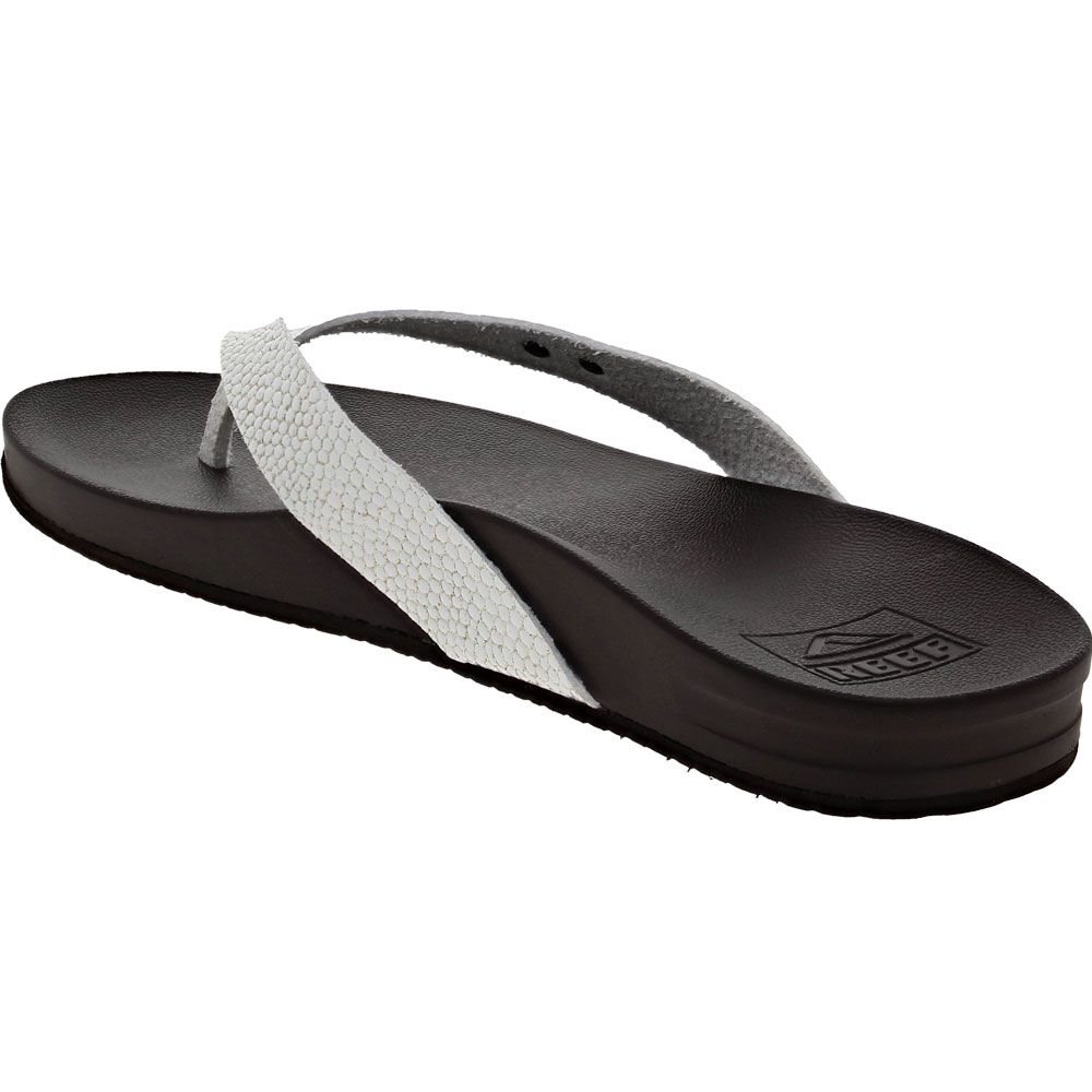 Reef Cushion Court Flip Flops - Womens Brown Back View