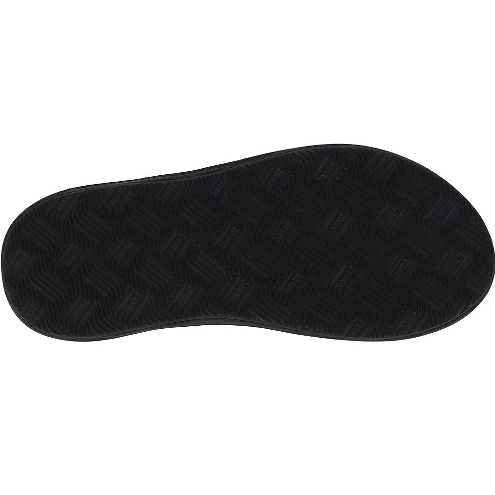 Reef Phantom Nias Flip Flops - Mens Black Sole View