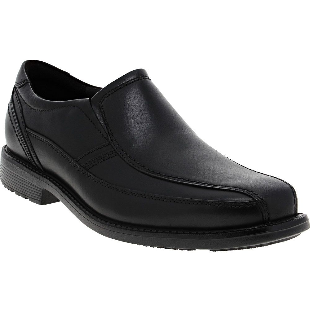 Rockport Bike Toe Slip On Loafer Dress Shoes - Mens Black