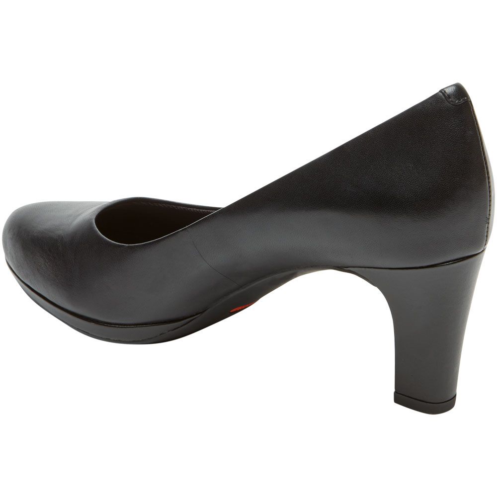 Rockport Total Motion Leah Pump Dress Shoes - Womens Black Back View