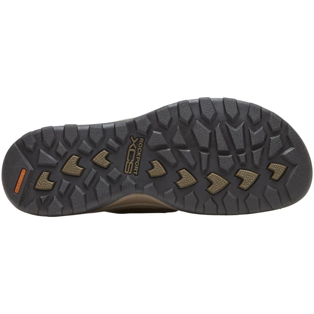 Rockport XCS Trail Technique II Slide Mens Sandals Brown Sole View