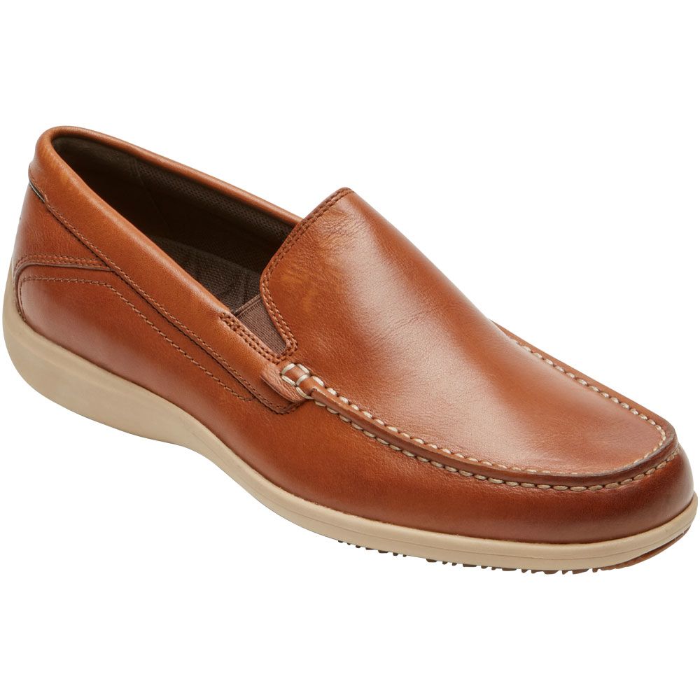 Rockport Trenton Slip On Casual Shoes - Mens Tan