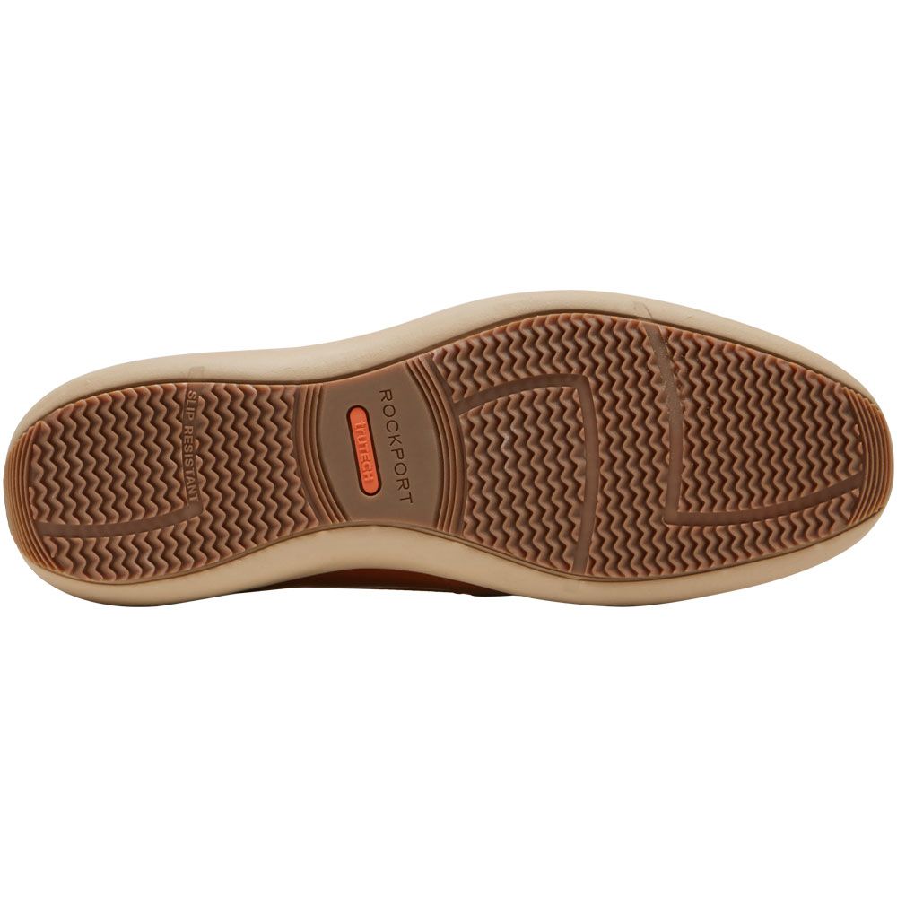 Rockport Trenton Slip On Casual Shoes - Mens Tan Sole View