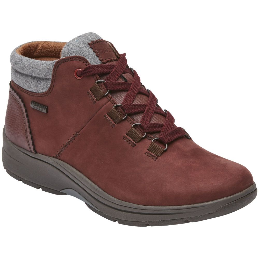 Rockport Cobb Hill Piper Hiker Womens Casual Boots Redwood