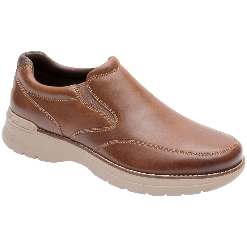 Rockport Prowalker Next Slip On Mens Casual Shoes Saddle Tan