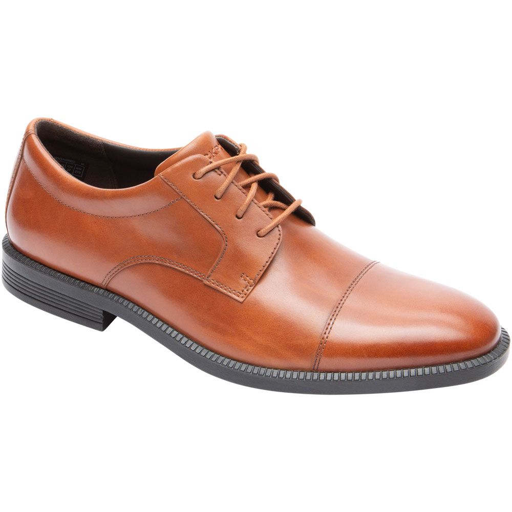 Rockport Dressports Cap Toe Oxford Dress Shoes - Mens Tan