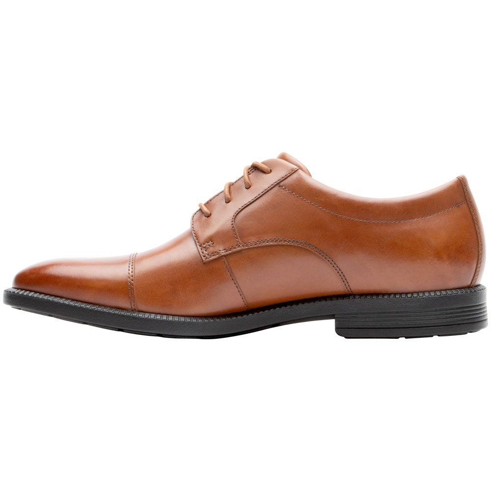 Rockport Dressports Cap Toe Oxford Dress Shoes - Mens Tan Back View