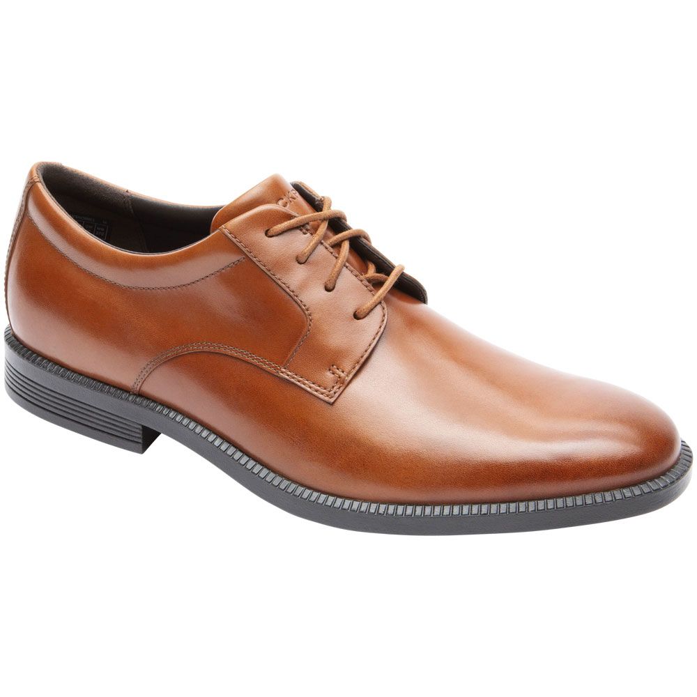 Rockport Dsp Plain Toe Oxford Dress Shoes - Mens Tan