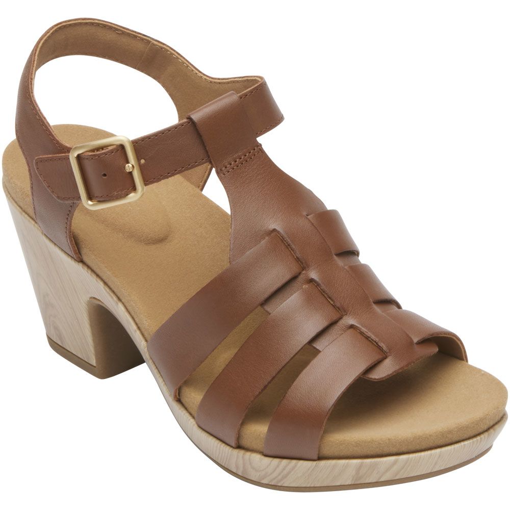 Rockport Vivianne Woven Sandals - Womens Tan