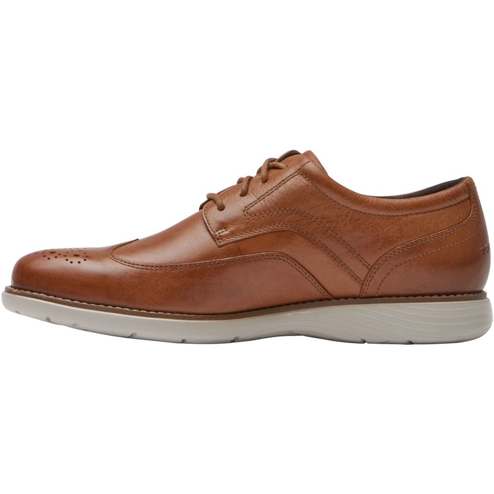 Rockport Garett Wingtip Oxford Dress Shoes - Mens Tan Back View